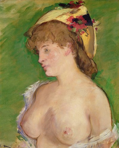 La bionda con il seno nudo, 1878 da Édouard Manet